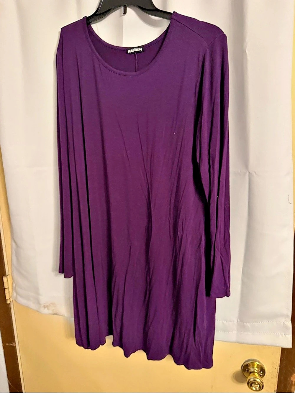 Purple Long Sleeve Dress Like New